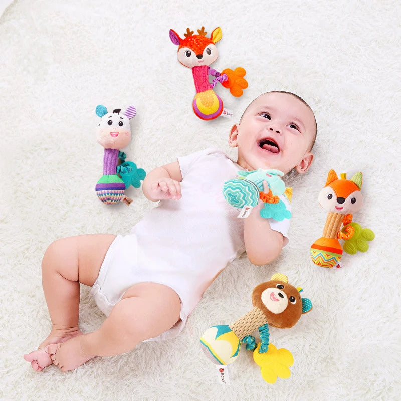 Baby Teether Rattle Toy